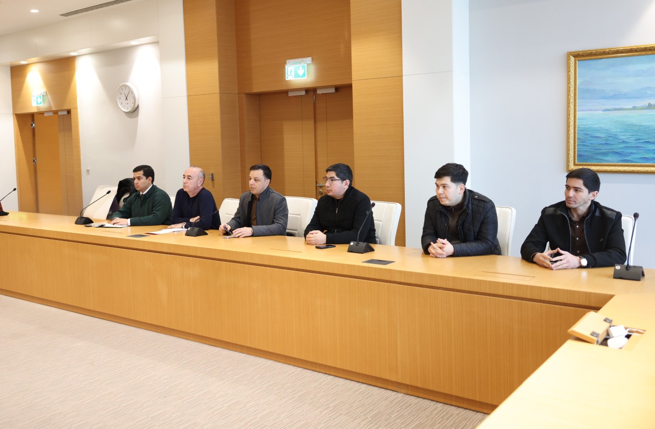 ADY sədri Türkmənbaşı Beynəlxalq Dəniz Limanında - FOTOLAR